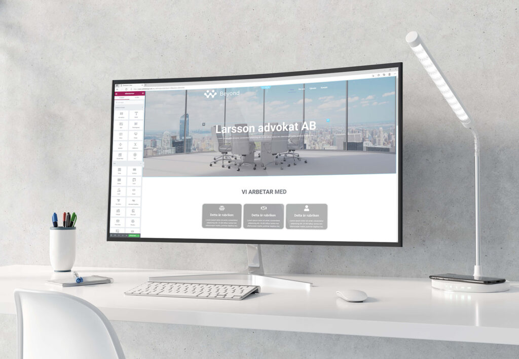 bygg hemsida i elementor wordpress