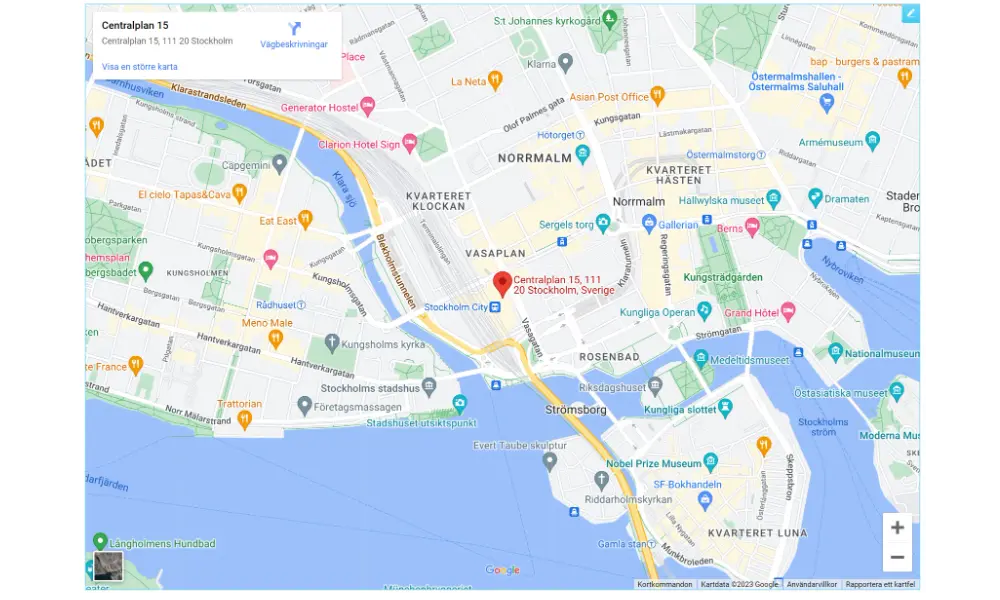 Karta/Google Maps