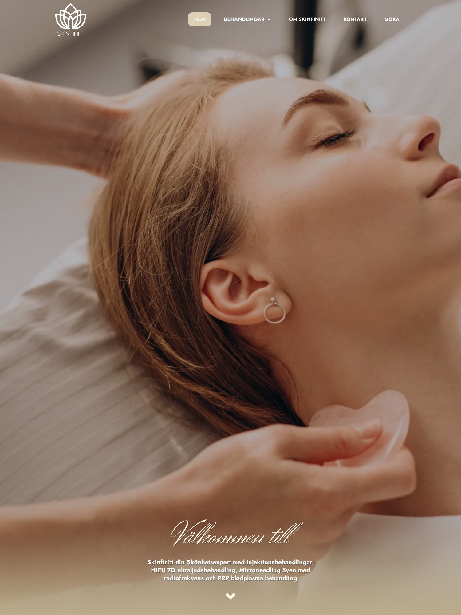 a woman receiving a massage